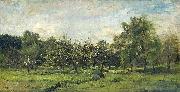 Charles-Francois Daubigny Orchard oil painting artist